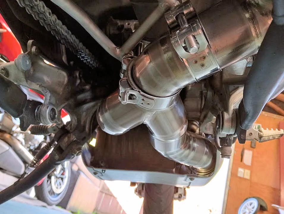 Vandemon Ducati Multistrada V4 Titanium Slip-on & Optional Link Pipe & Front Headers  DUCV4MTSTILINKA VA-118