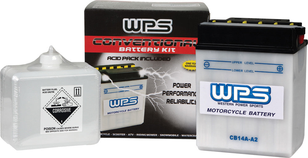 WPS Battery W/Acid Pack Cb4l-B CB4L-B~DUP