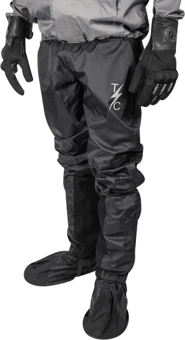 THRASHIN SUPPLY CO. Mission Rain Pants - Black - S/M TMJ-08-08