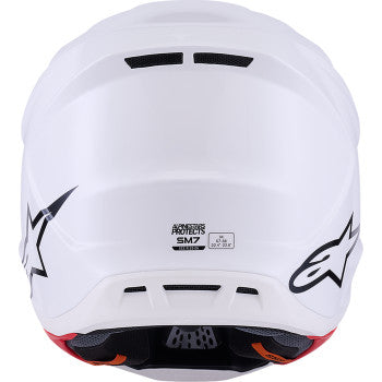 ALPINESTARS SM7 Helmet - Solid - Gloss White - Small 8301426-2180-S