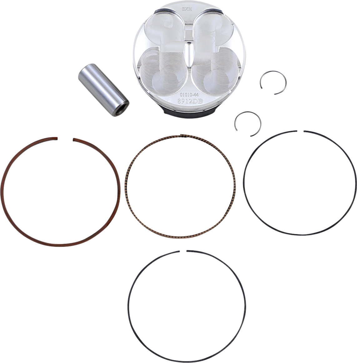 WOSSNER Piston Kit - CRF250R - 76.77 mm 8912DB