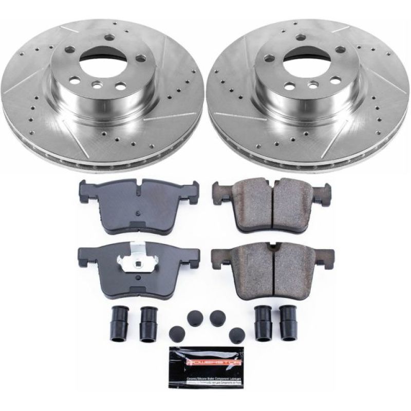 Power Stop 11-17 BMW X3 Front Z23 Evolution Sport Brake Kit