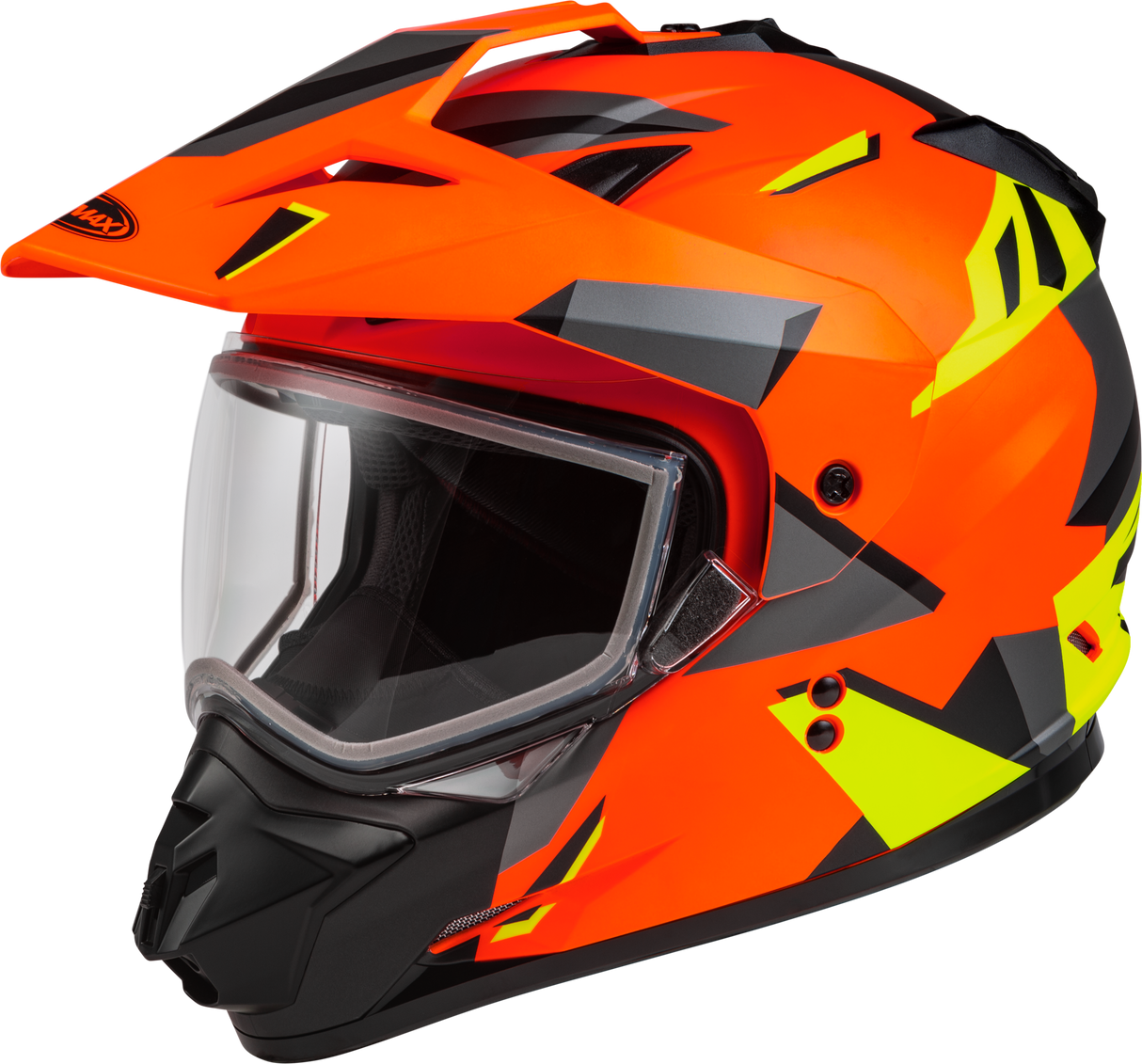 GMAX Gm-11s Ripcord Adventure Snow Helmet Matt Neon Org/Hi-Vis Xl A2114147