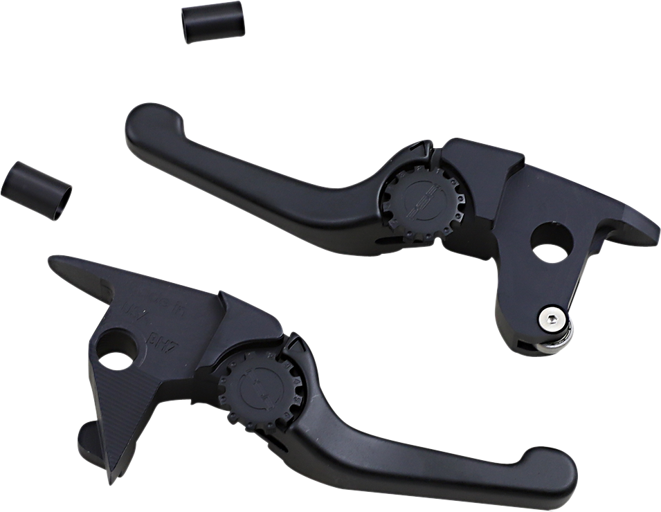 POWERSTANDS RACING Lever Set - Anthem - Shorty - Black 12-01664-22