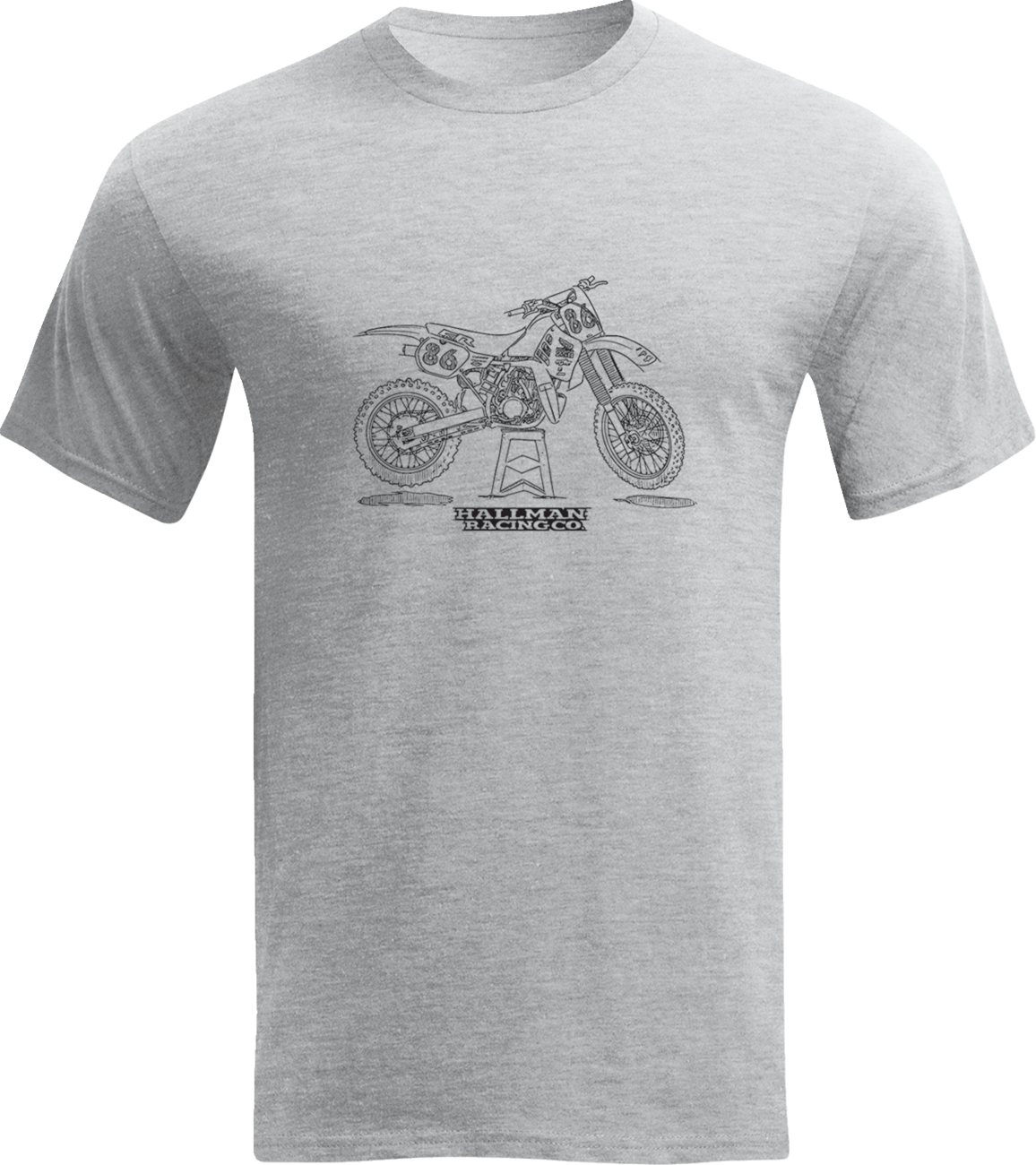 THOR Hallman 2 Smoker T-Shirt - Gray - XL 3030-23499