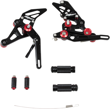 MGP MGP Rearset - Black - Yamaha 81401-2500