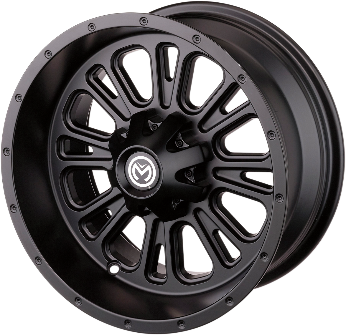 MOOSE UTILITY Wheel - 399X - Rear - Black - 14x8 - 4/110 - 4+4 399MO148110MB4