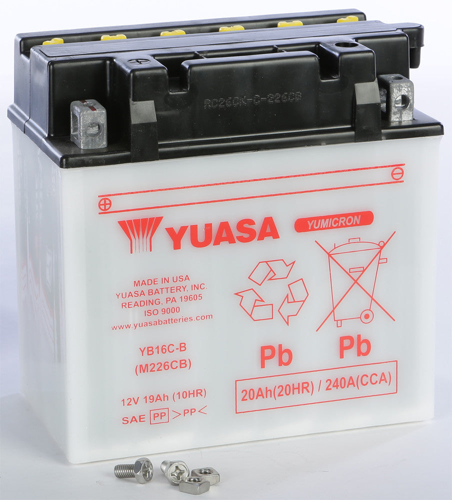 YUASA Battery Yb16c-B Conventional YUAM226CB