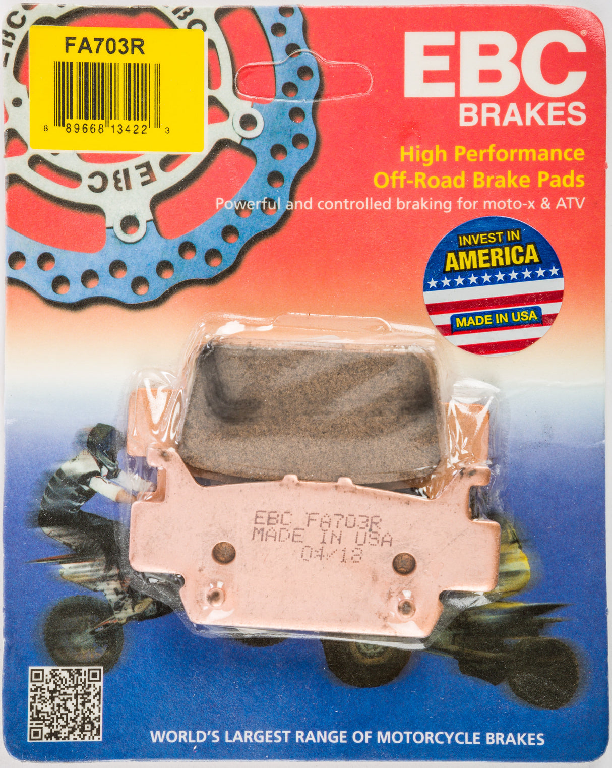 EBC Brake Pads Fa703r Sintered R Series FA703R