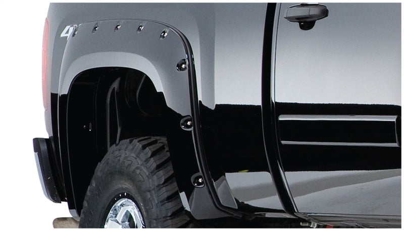 Bushwacker 93-11 Ford Ranger Styleside Cutout Style Flares 2pc 72.0/84.0in Bed - Black