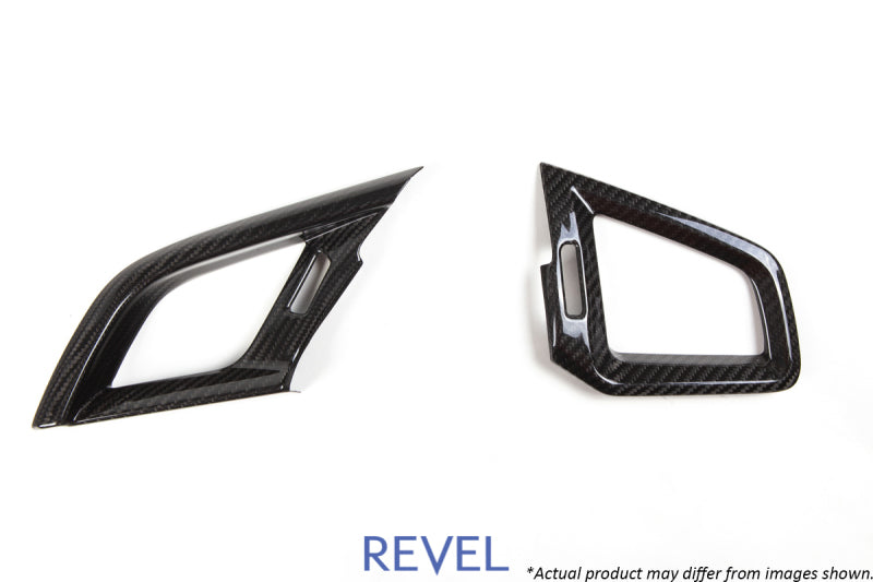 Revel GT Dry Carbon A/C Vent Covers (Left & Right) 16-18 Honda Civic - 2 Pieces 1TR4GT0AH02