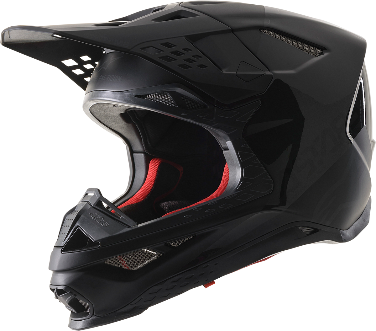 ALPINESTARS Supertech M8 Helmet - Echo - MIPS® - Black/Gray - Large 8302621-1146-LG