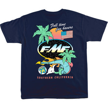 FMF Day-Glo T-Shirt - Navy - XL SU25118901NVYXL
