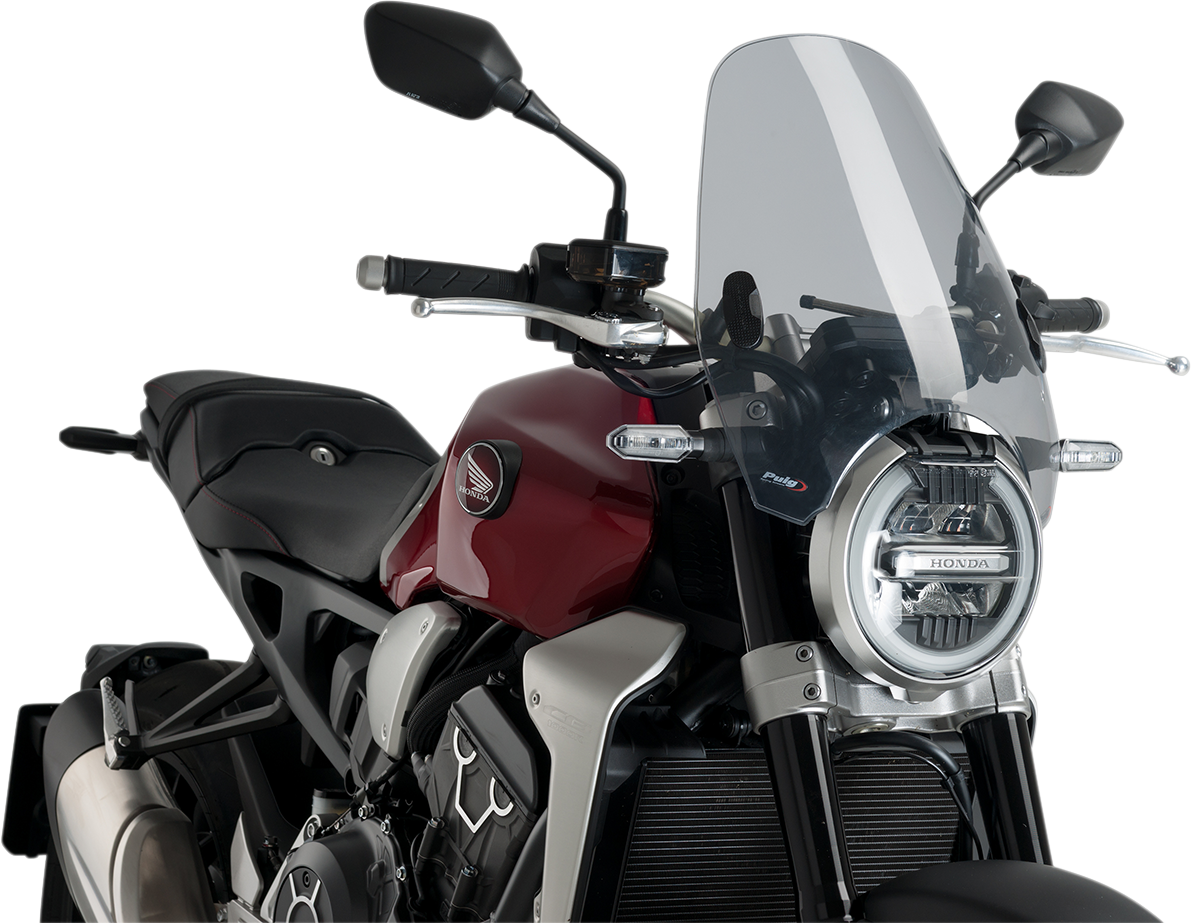 PUIG HI-TECH PARTS Custom II Windshield - Smoke - X11 0336H