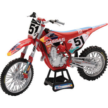 New Ray Toys TLD Red Bull GasGas MC 450F Race Bike - Justin Barcia - 1:12 Scale - Red/Black/White 58303