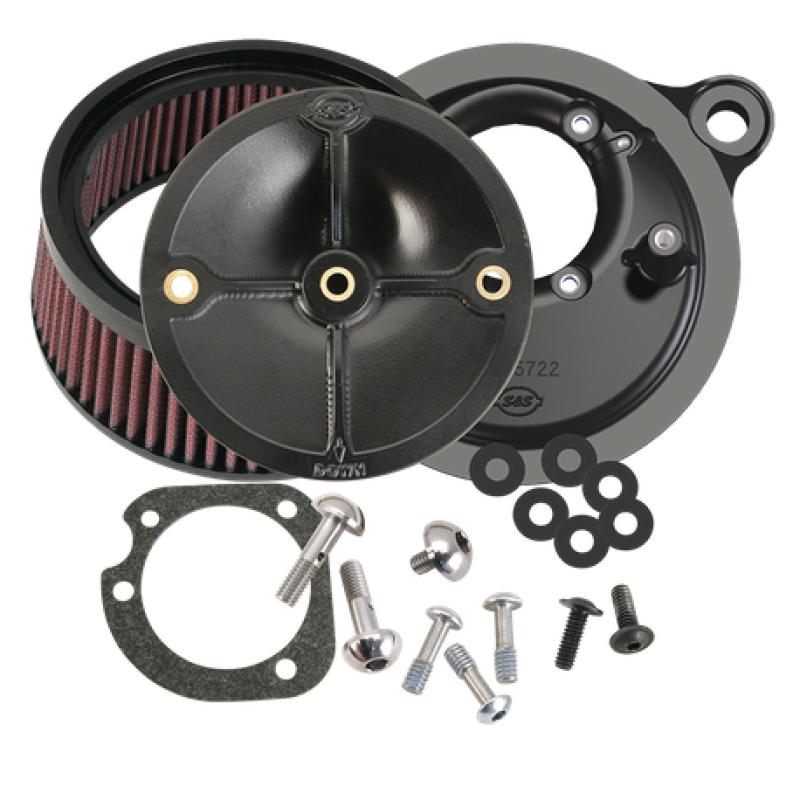 S&S Cycle 2007+ XL Sportster Models w/ Stock EFI Stealth Air Cleaner Kit w/o Cover 170-0302E