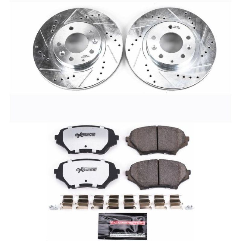 Power Stop 06-15 Mazda MX-5 Miata Front Z26 Street Warrior Brake Kit