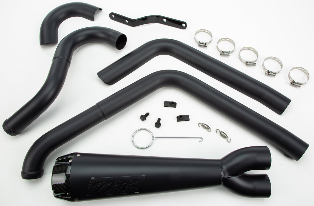 TBR Comp S 2in1 Exhaust Dyna Black W/Cf End Cap 005-4280199-B