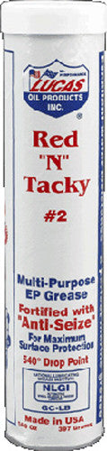 LUCASRed 'n' Tacky #2 Grease 14.5oz Cartridge10005-30