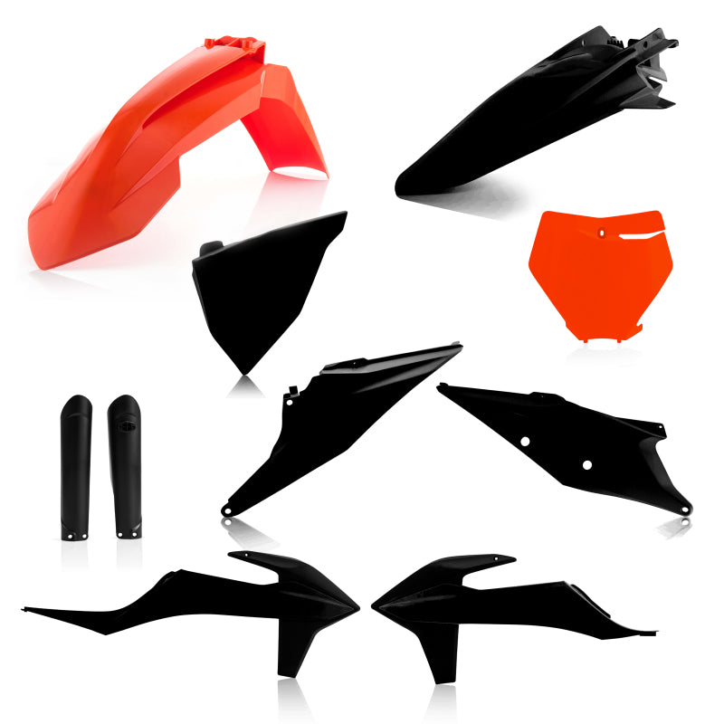 Acerbis 19-22 KTM 125-450 SX/ SX-F/ XC-F/ XC/ XC-tpi Full Plastic Kit - Orange/Black 2726495225