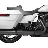 DRAG SPECIALTIES Predator III 2-Up Seat - Double Diamond - Silver Stitching - FLT/FLH '23-'24 0801-1932