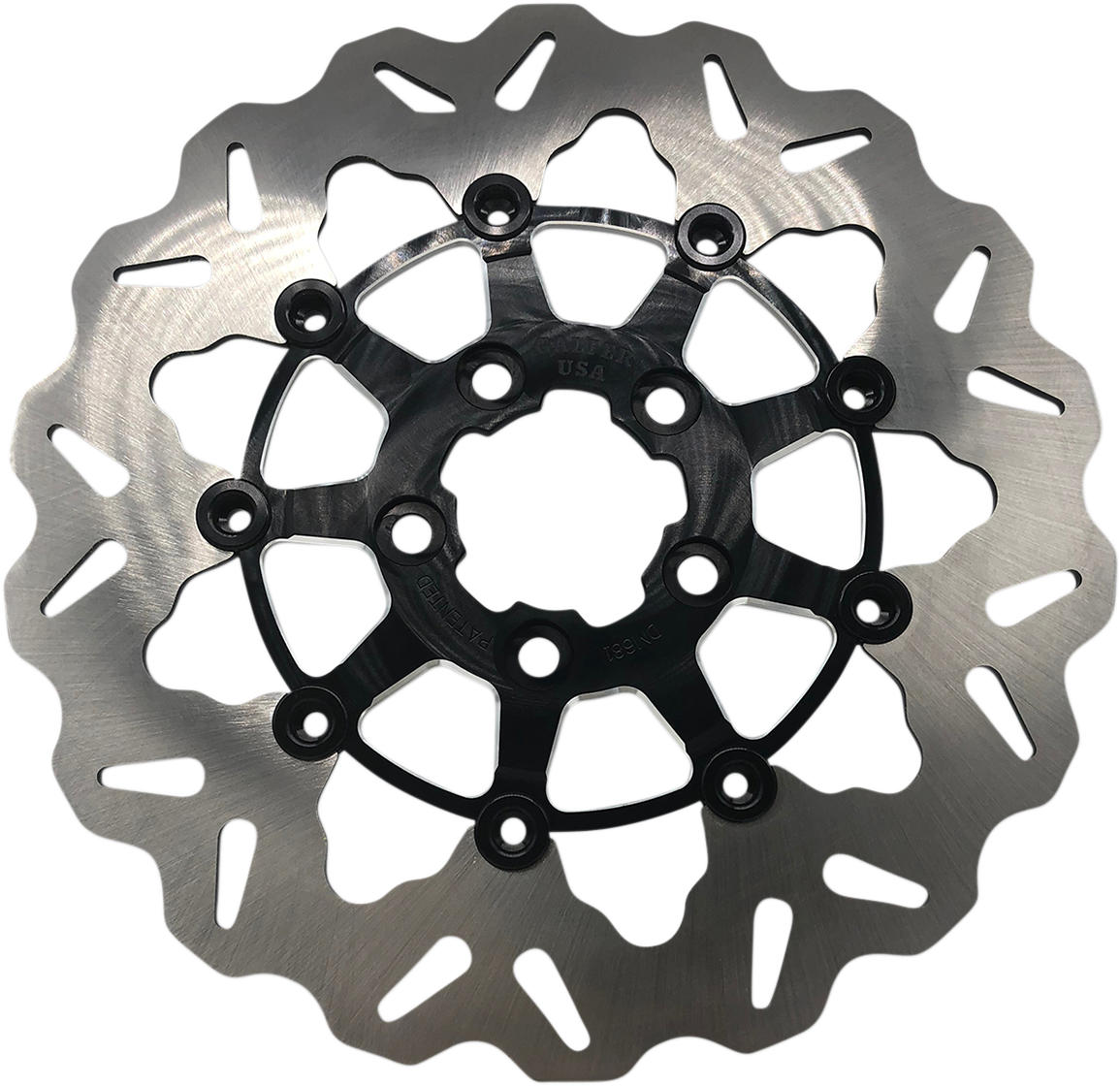 GALFER Rear Wave Rotor Black Carrier ACT BLKMACHINED CARRIER DF681CWS-C