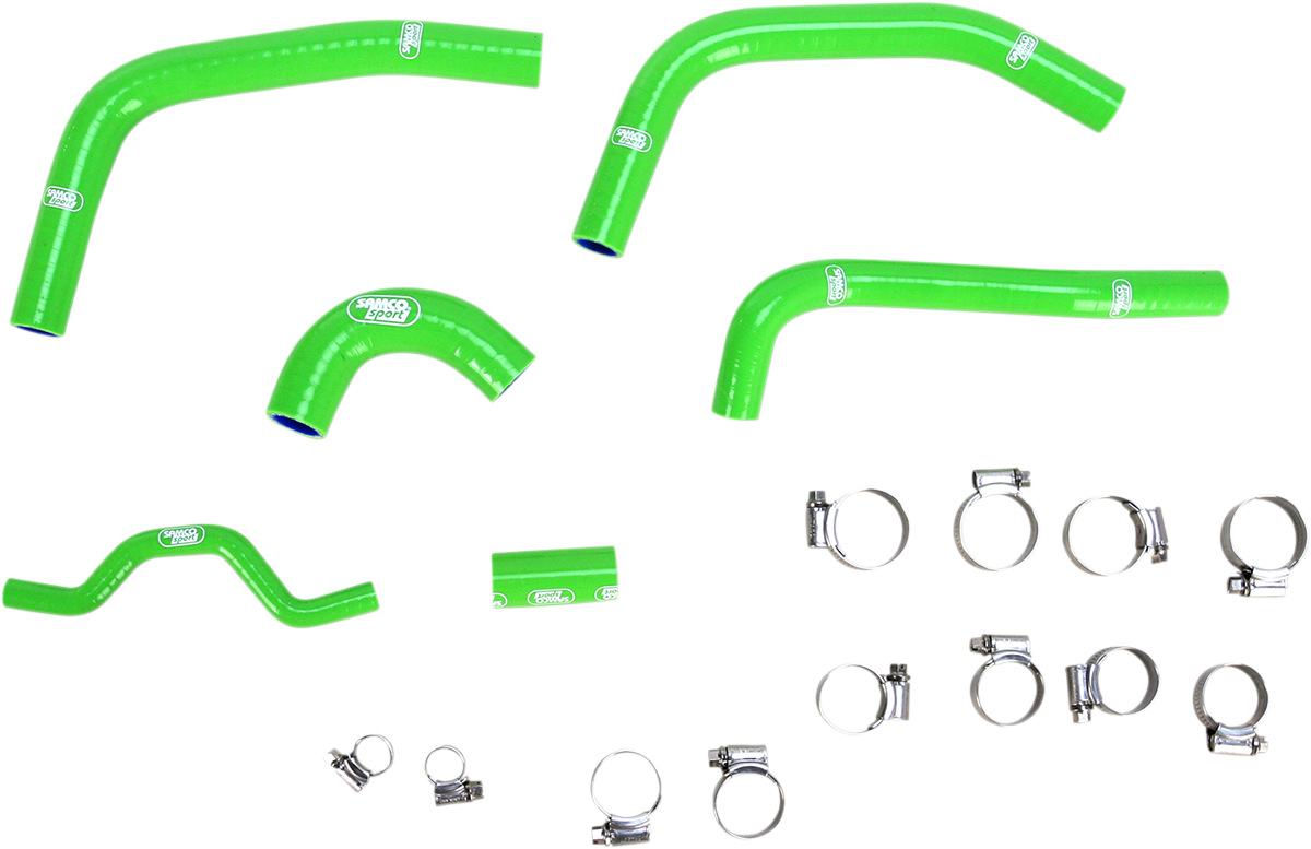 MOOSE RACING Radiator Hose Kit - Green - Kawasaki TCSKAW-58-GR