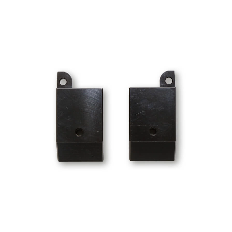 HIGHSIDER Rs1 Cnc Driving Light Mounts Black Pair 220-103