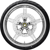 COASTAL MOTO Daytona Front Wheel - Chrome (21") | Rotor (12.6) | Dunlop AE Tire (130/60B21) PKG-DAY213CH-24ABST