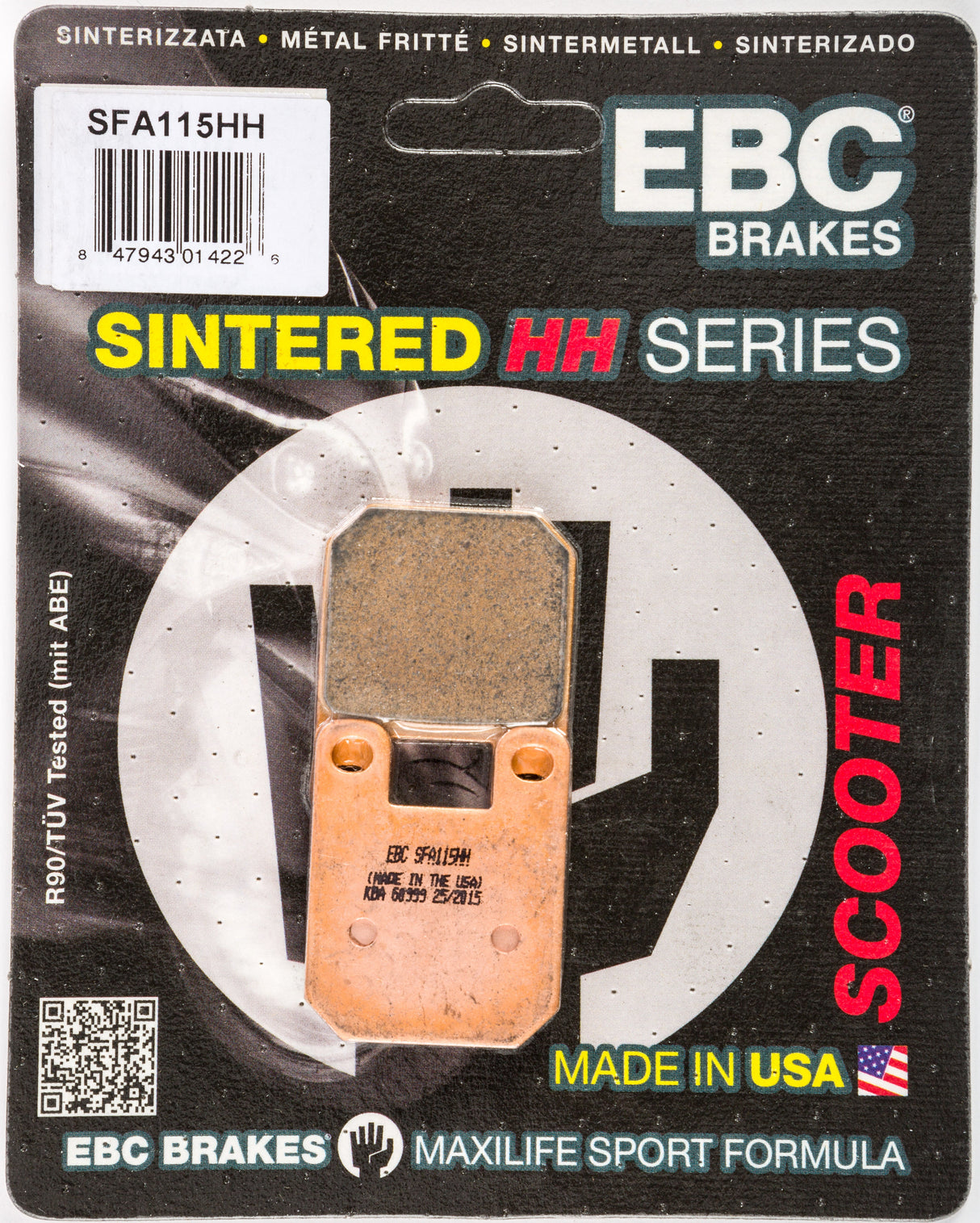 EBC Brake Pads Sfa115hh Double-H Sintered SFA115HH