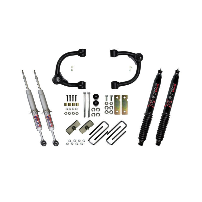 Skyjacker 2016-2020 Toyota Tacoma 3.0in UCA Lift Kit w/Rear Blocks and Black Max Shocks