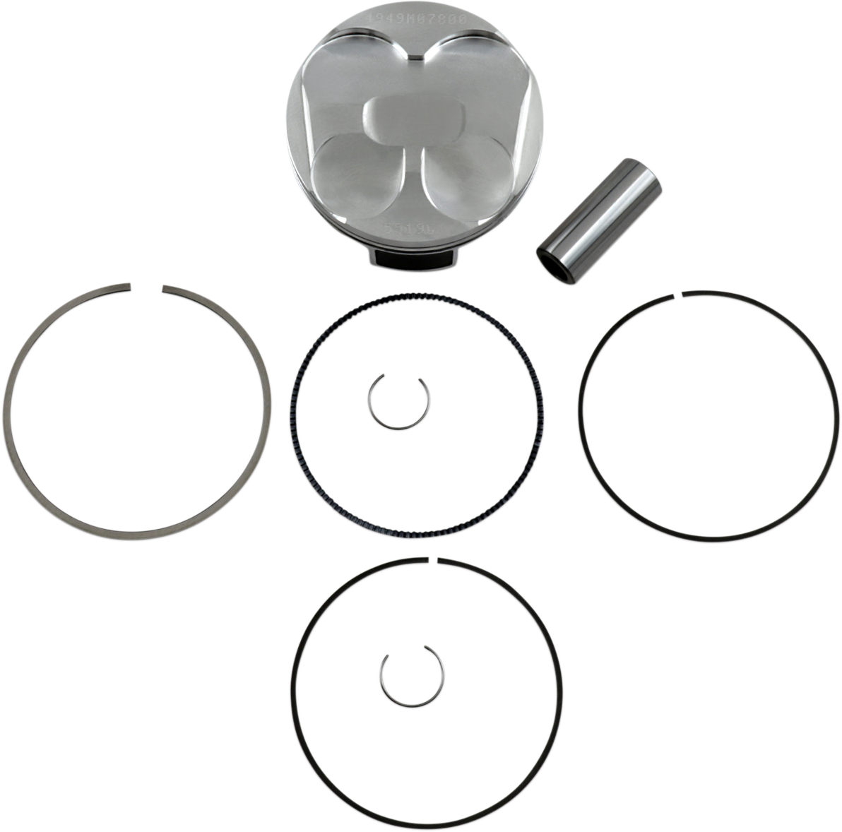 WISECO Piston Kit - Standard High-Performance 4949M07800