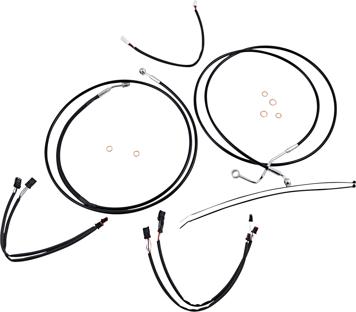 MAGNUM Control Cable Kit - XR - Black/Chrome 489422