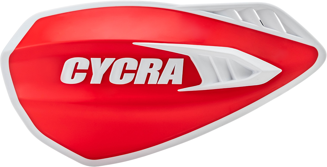 CYCRA Handguards - Cyclone - Red/White 1CYC-0056-343