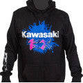 D'COR VISUALS Kawasaki Factory Sweatshirt - Black - 2XL 85-213-5