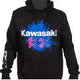 D'COR VISUALS Kawasaki Factory Sweatshirt - Black - 2XL 85-213-5
