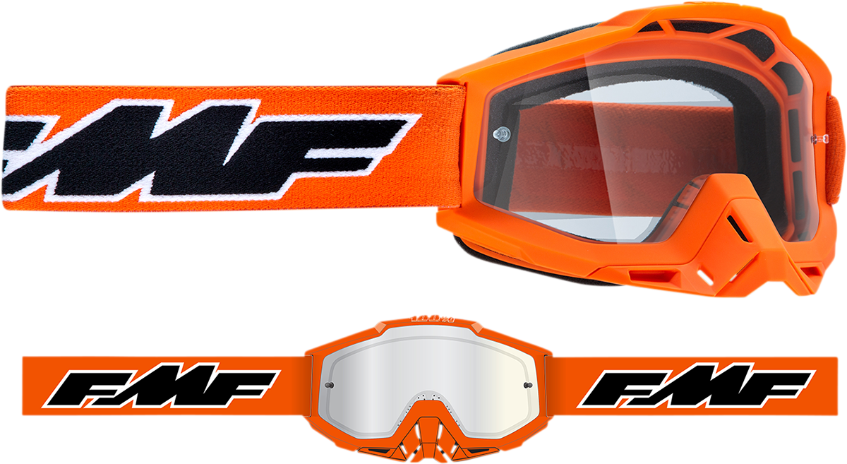 FMF Youth PowerBomb Goggles - Rocket - Orange - Clear F-50047-00003 2601-2995