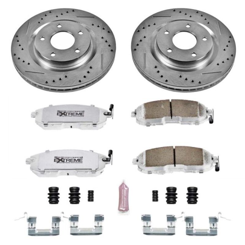 Power Stop 11-17 Nissan Juke Front Z26 Street Warrior Brake Kit