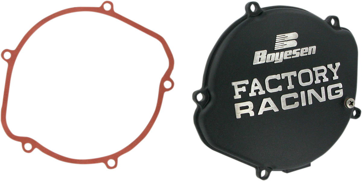 BOYESEN Clutch Cover - Black - CR125 CC01B