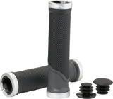 MOOSE RACING MTB Lock-On Grips - Black/Gray - 130 mm PRO-627EP