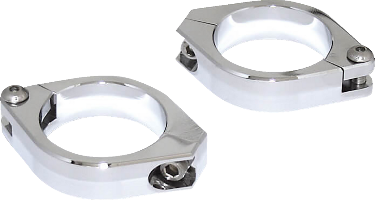 HIGHSIDER Fork Clamps - 38-41 mm - Chrome 207-405