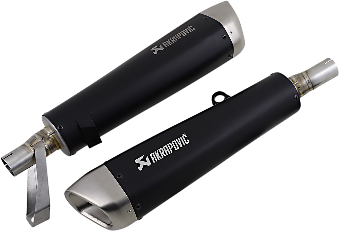 AKRAPOVIC Street Twin Mufflers - Titanium S-T9SO2-HCQTBL 1811-3993