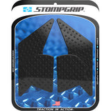 STOMPGRIP Traction Pad Tank Grips - Volcano - Black - Tenere 700 55-10-0196B