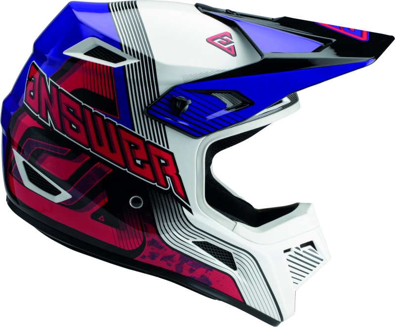 Answer AR1 Vendetta Helmet Red/White/Purple Youth - Small 447769