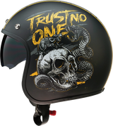 Z1R Saturn Helmet - Trust No One - Black/Yellow - Small 0104-2853