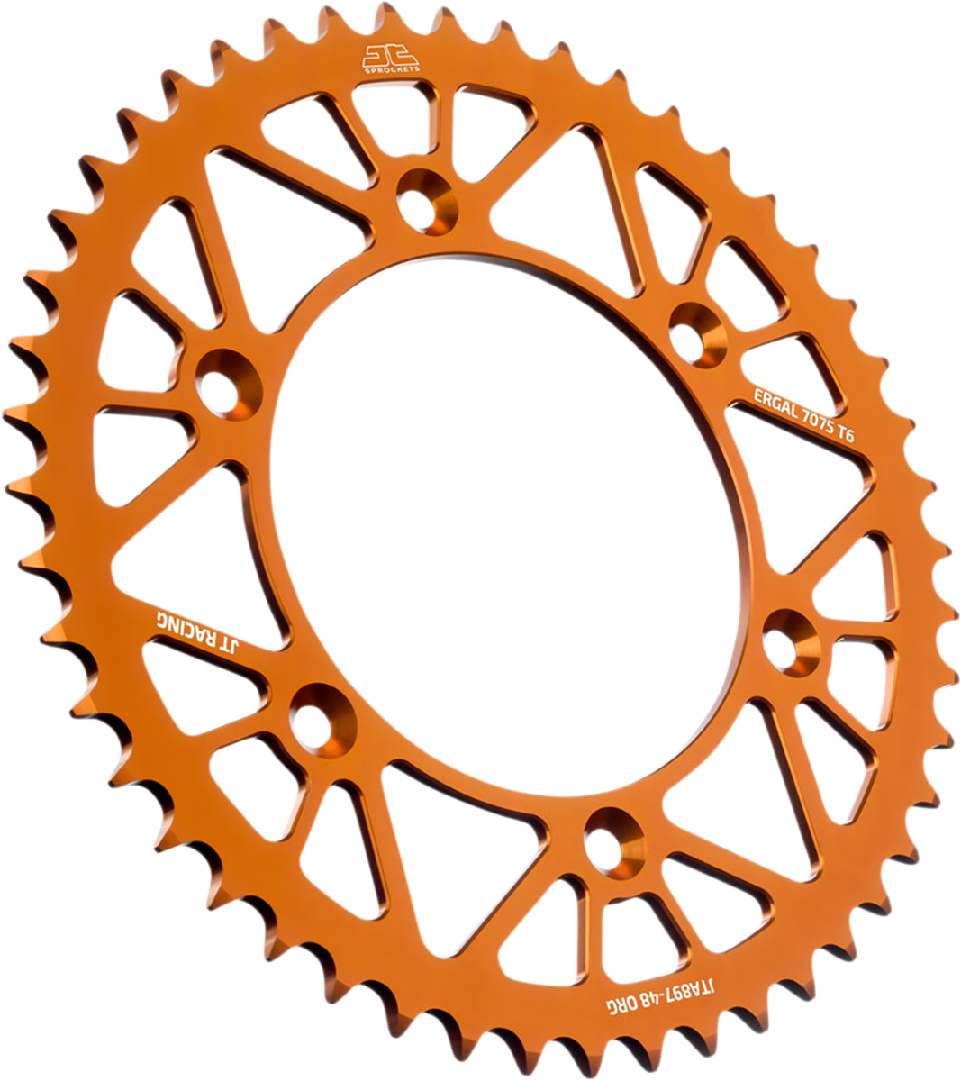 JT SPROCKETS Rear Sprocket - Orange - 48-Tooth JTA897.48ORG