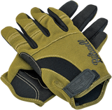 BILTWELL Moto Gloves - Olive/Black - Small 1501-0309-002