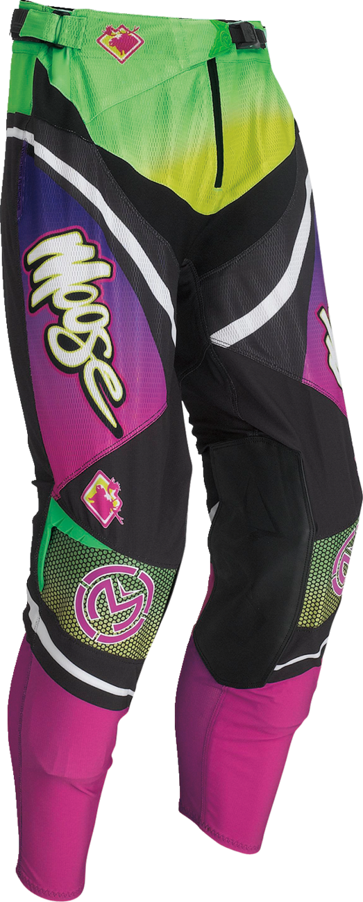 MOOSE RACING Sahara Pants - Purple/Green - 36 2901-10414