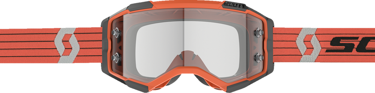 SCOTT Fury Goggle - Orange/Gray - Clear 274514-1011113