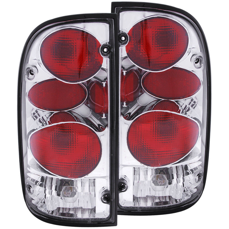 ANZO 1995-2000 Toyota Tacoma Taillights Chrome 211127